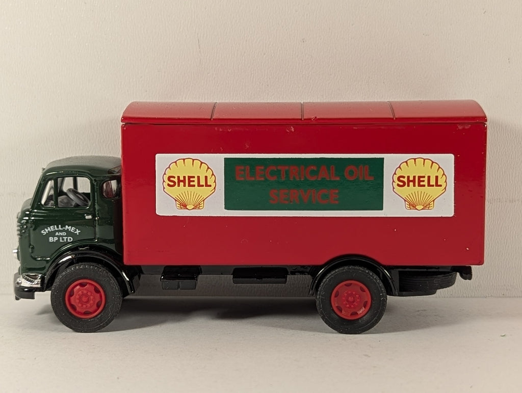 Vanguards 1:64 Commer Boxback Shell Electrical Oil Service Commercial Vehicle