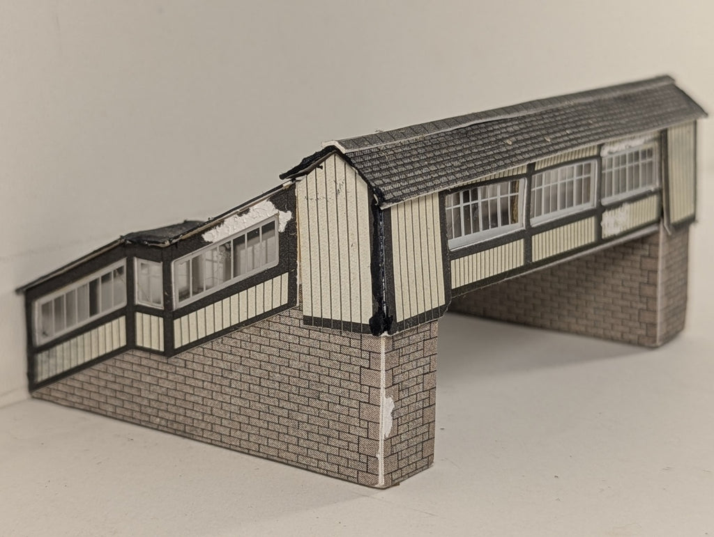 Metcalfe N  Gauge GWR Style Footbridge GWR Cream & Brown PO216