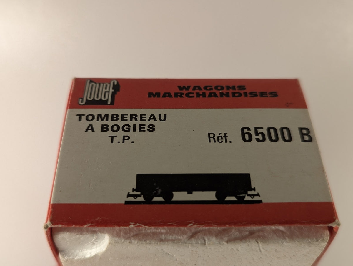 Jouef HO Gauge Tombereau à bogies T.P. Goods Wagon 799480 SNCF Brown 6500 B