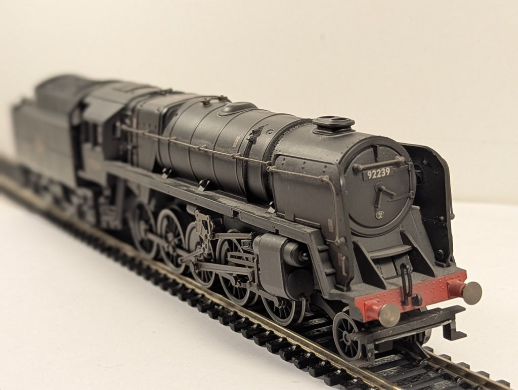 Hornby R2248 BR Class 9F  Weathered Steam Locomotive - Boxed - Spares/Repairs
