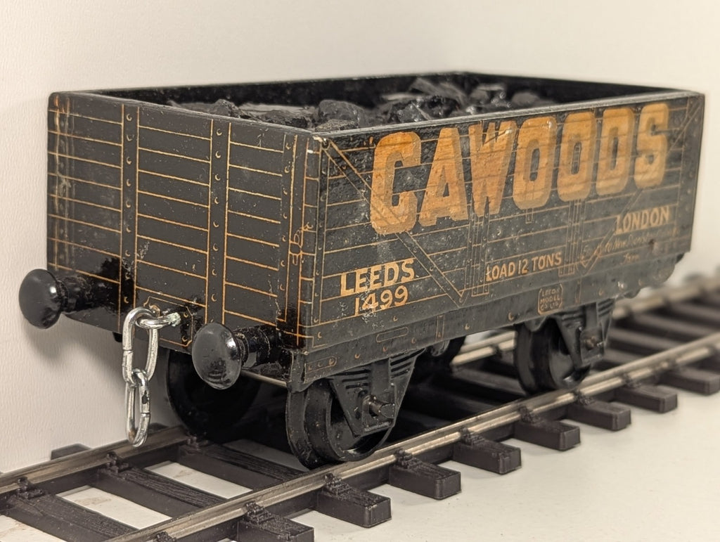 Cawoods Coal Wagon O Gauge Kit-Built Leeds Model Company Repainted
