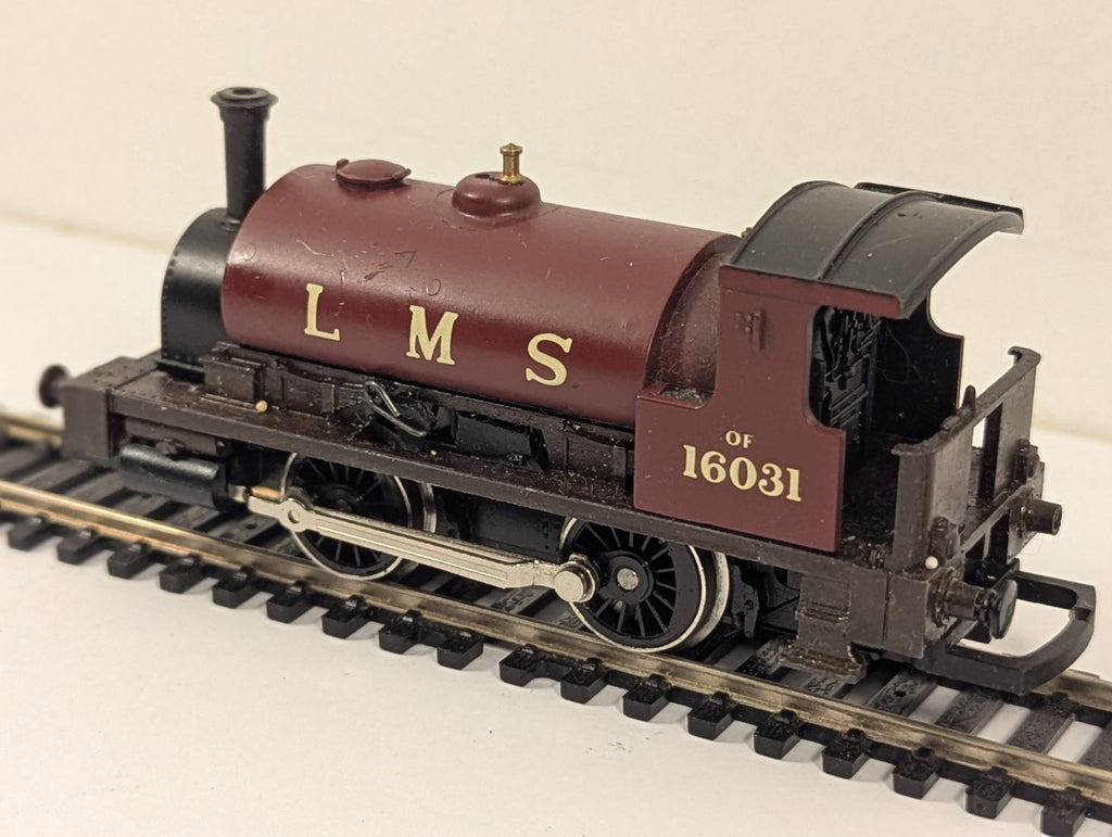 Hornby R152 LMS Class 0F "Pug" 0-4-0ST Locomotive Maroon - Spares/Repairs