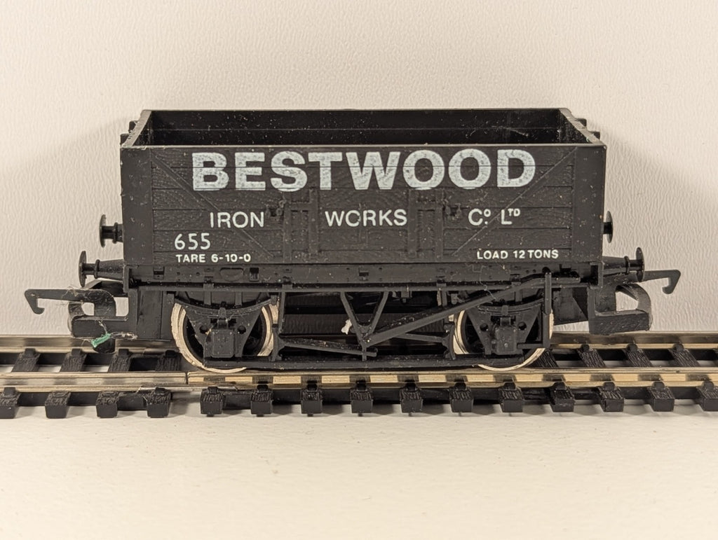 Hornby R096 Bestwood Iron Works 5 Plank Open Wagon No. 655