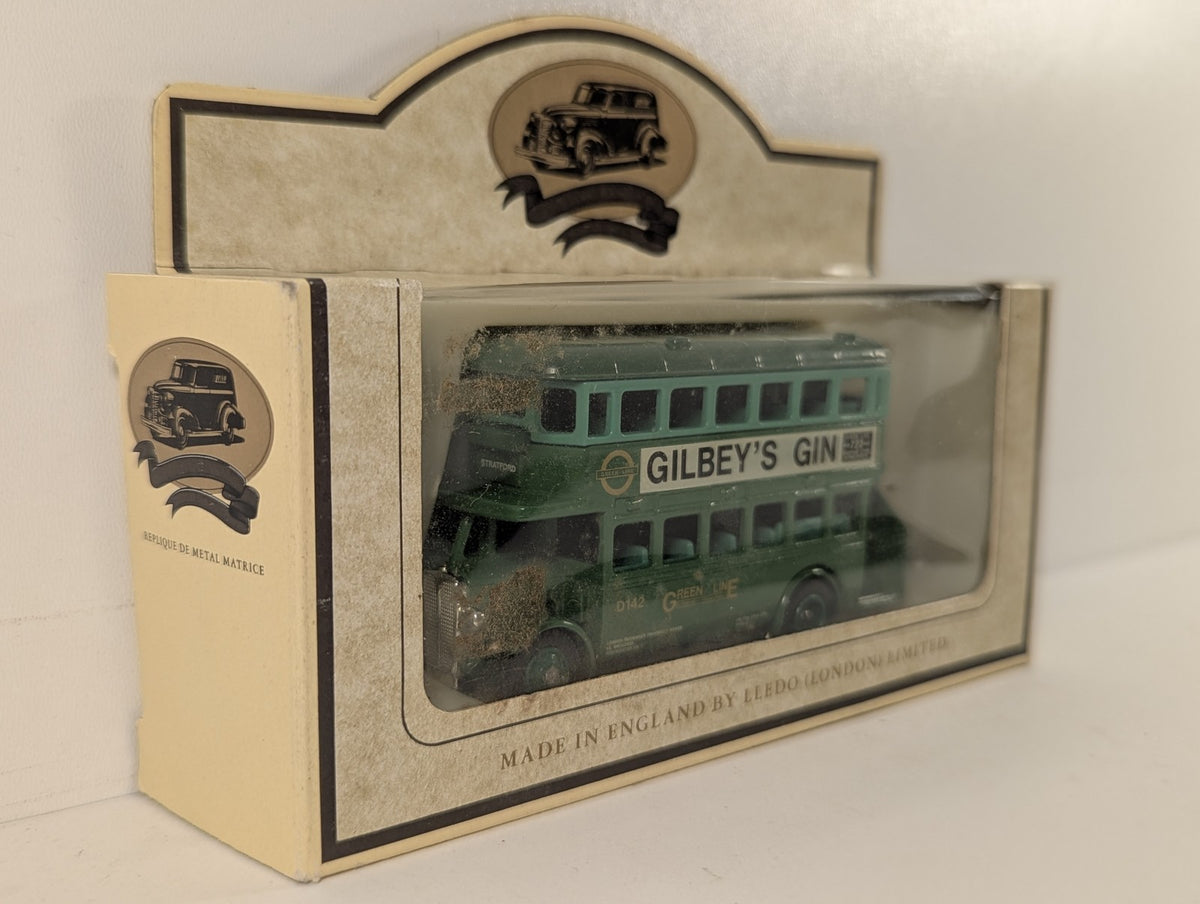 Lledo AEC Regent Double Decker Bus Die-cast Model Bus D142 Green Line