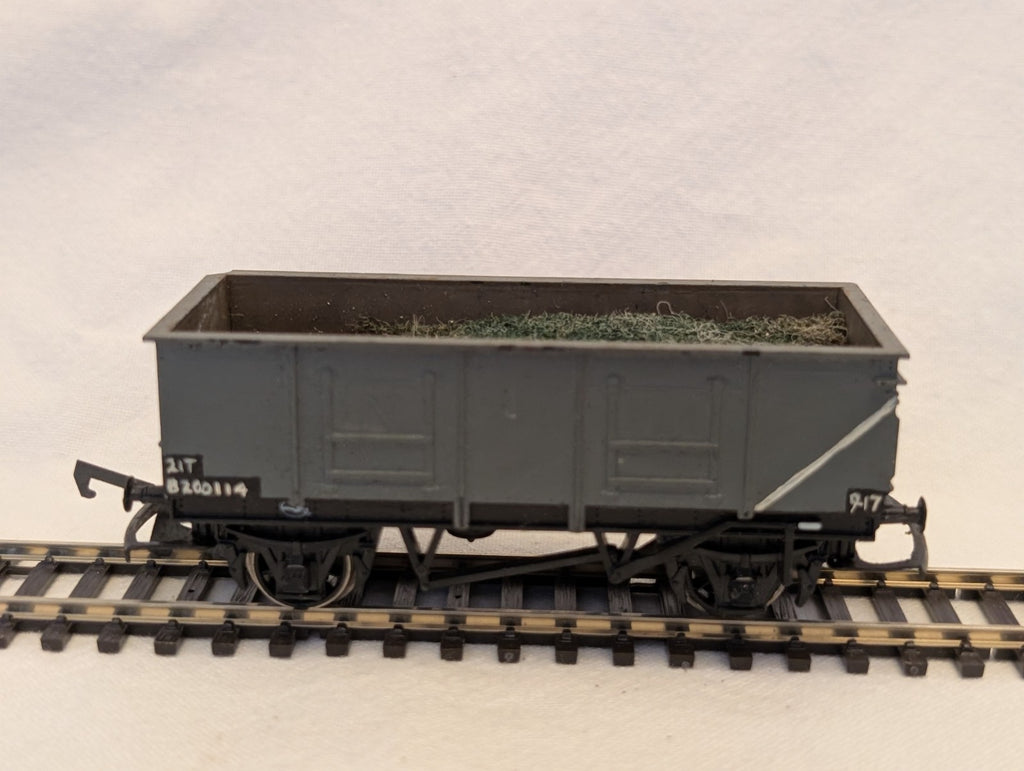 Tri-ang OO Gauge LNER Open Wagon Goods Wagon B200114 BR Grey (Repaint)