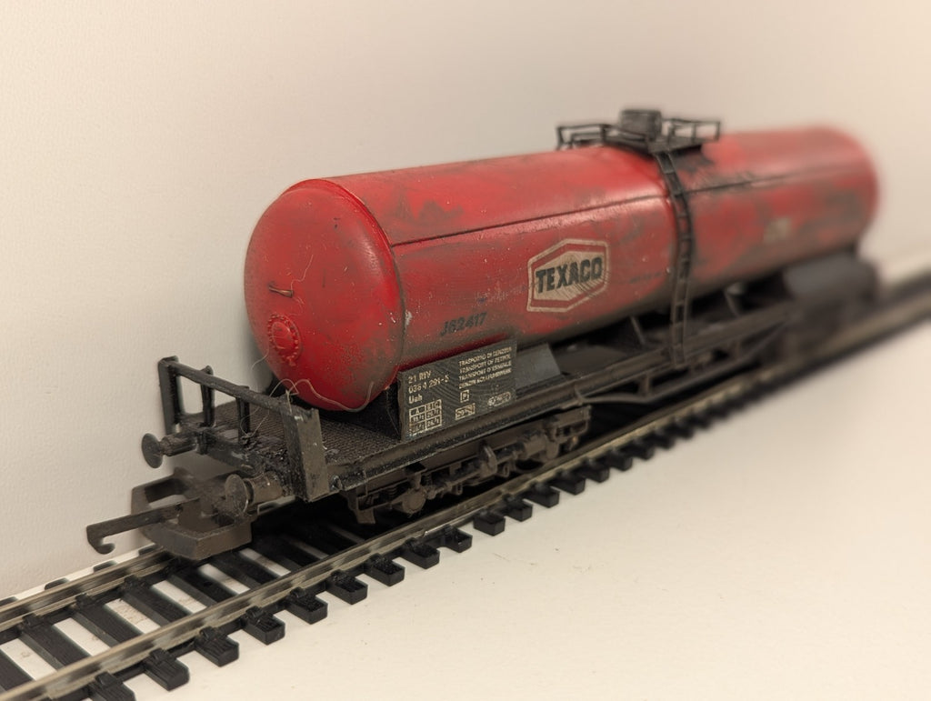 Lima Texaco Milford Haven Bogie Tanker Weathered