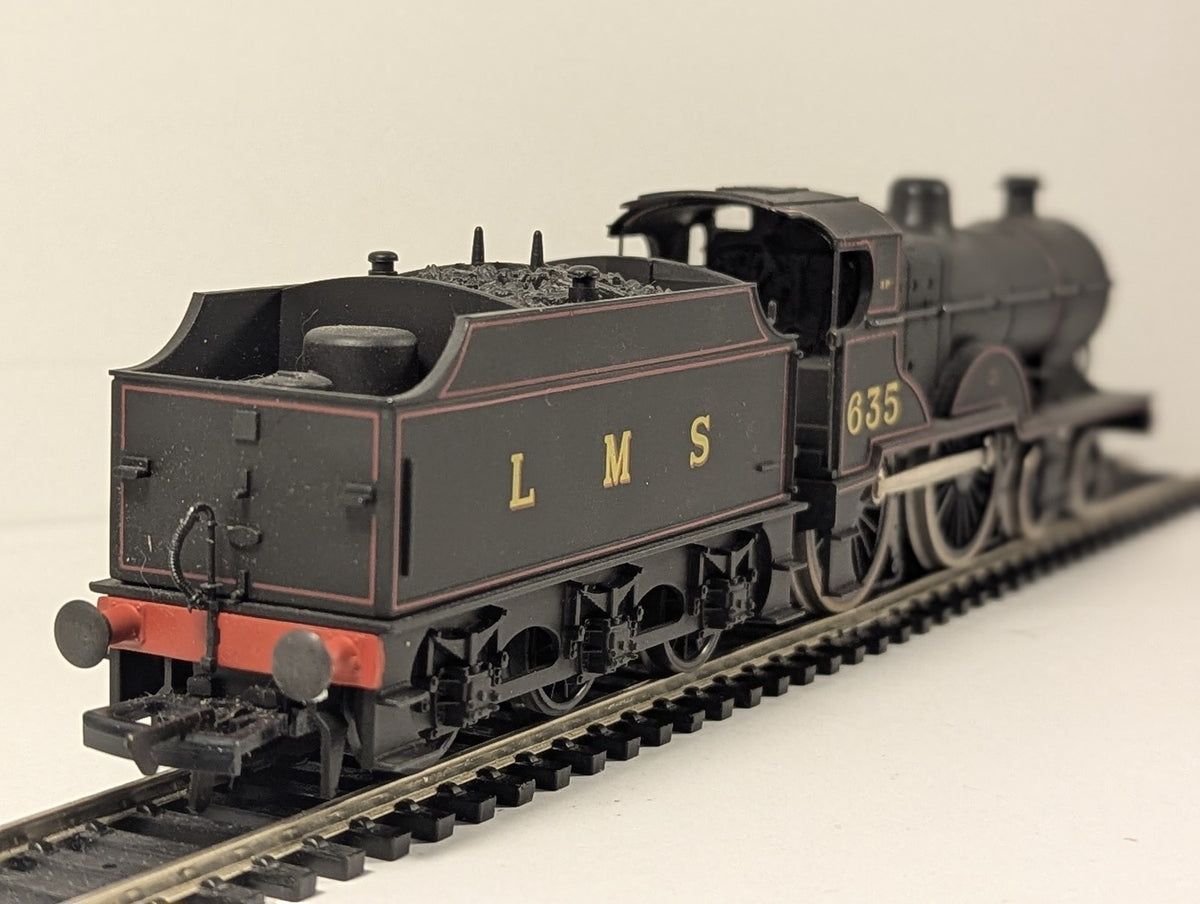 Mainline OO Gauge Class 2P 4-4-0 Steam Locomotive 635 LMS Lined Black 37-058