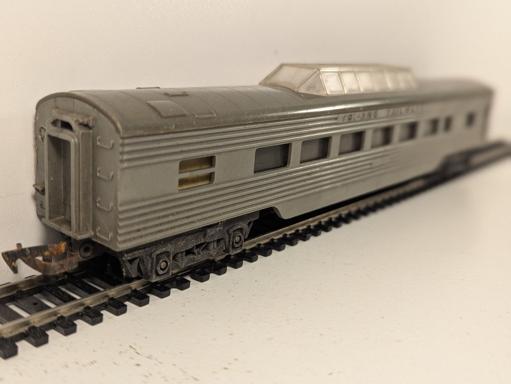 Tri-ang R.25 OO Gauge Transcontinental Vista Dome Coach - Damaged Lettering