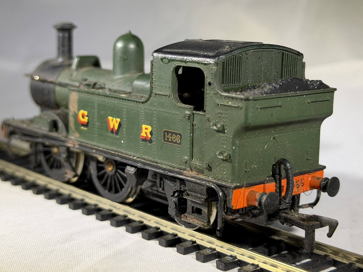Airfix OO Gauge GWR 1400 Class 0-4-2T Steam Locomotive 1466 GWR Green 54152-0