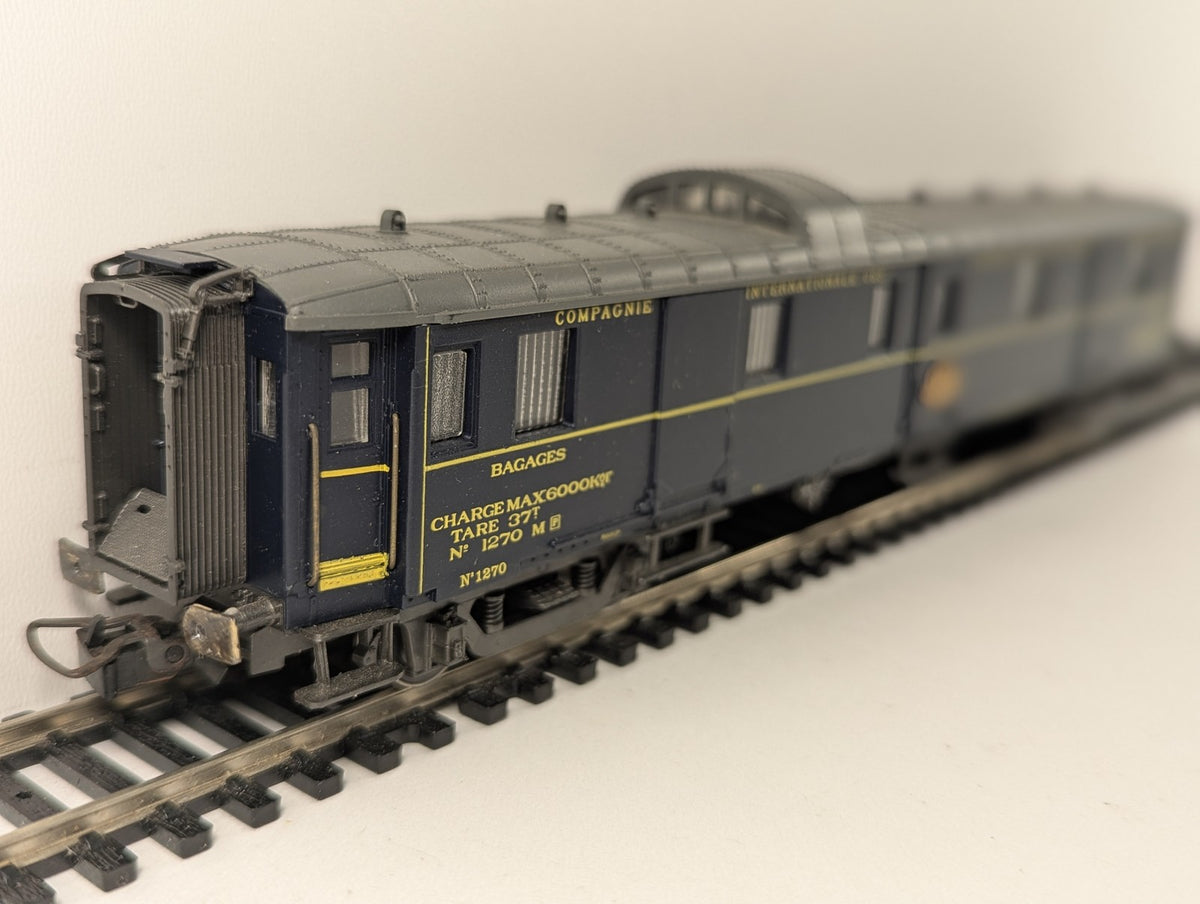 Rivarossi HO Gauge CIWL Baggage Car No. 1270 Passenger Coach CIWL Blue 2578