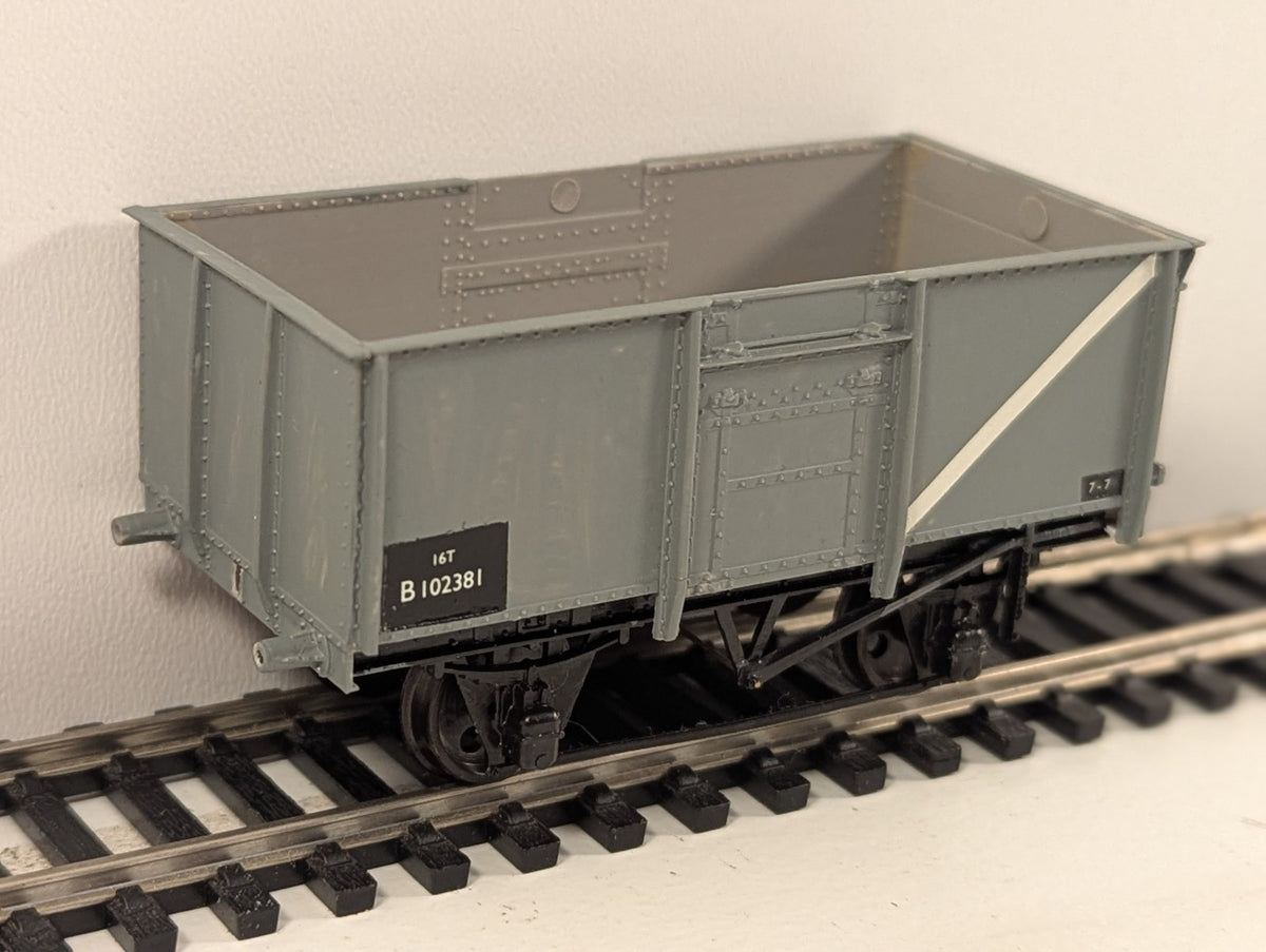 Kitbuilt BR 16 Ton Steel Mineral Wagon in BR Grey Livery