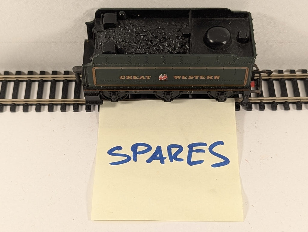 Hornby OO Gauge GWR 3-Axle Tender GWR Green Spares or Repair
