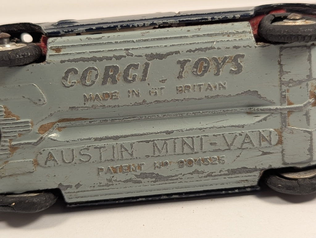 Corgi Toys 448 BMC Mini Police Van 1:43 Scale - Damaged Wheel