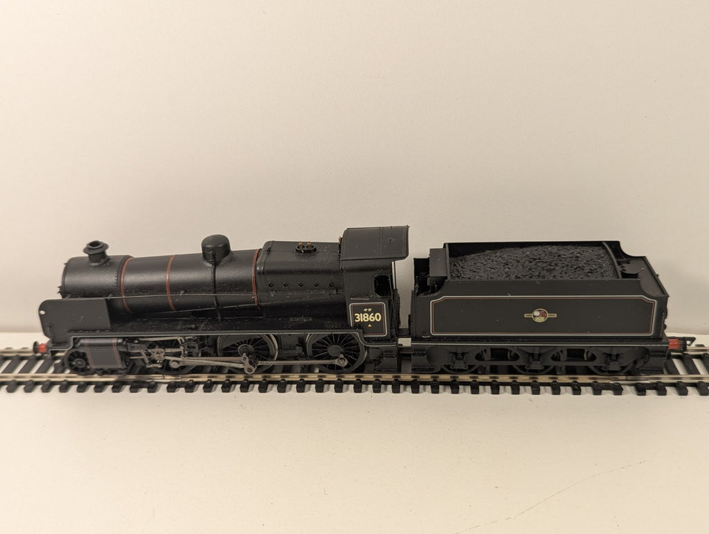 Bachmann 32-151 OO Gauge Steam Locomotive N Class 31860 BR Lined Black. - Boxed