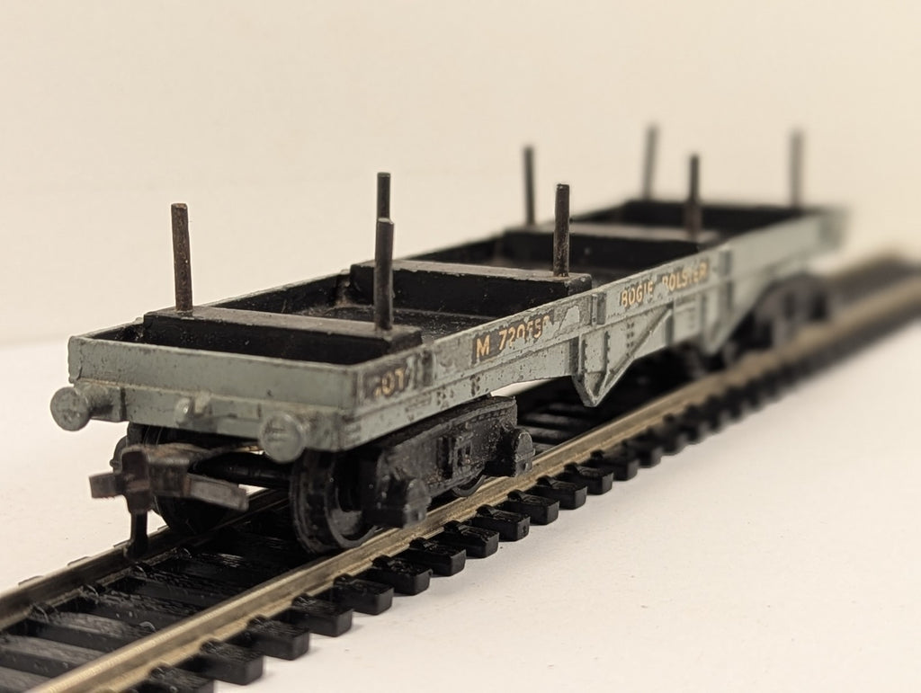 Hornby Dublo 4610 OO Gauge BR Grey Bogie Bolster Wagon M720550