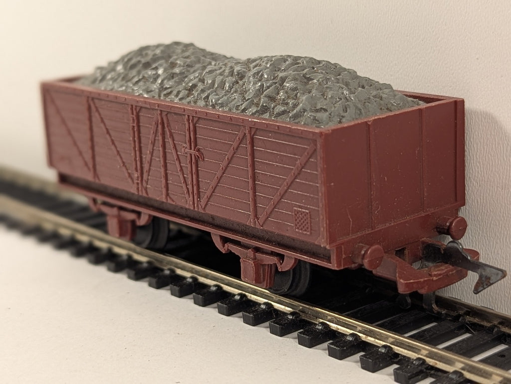 Jouef HO Gauge SNCF 2-Axle Open Wagon with Coal Load SNCF Brown