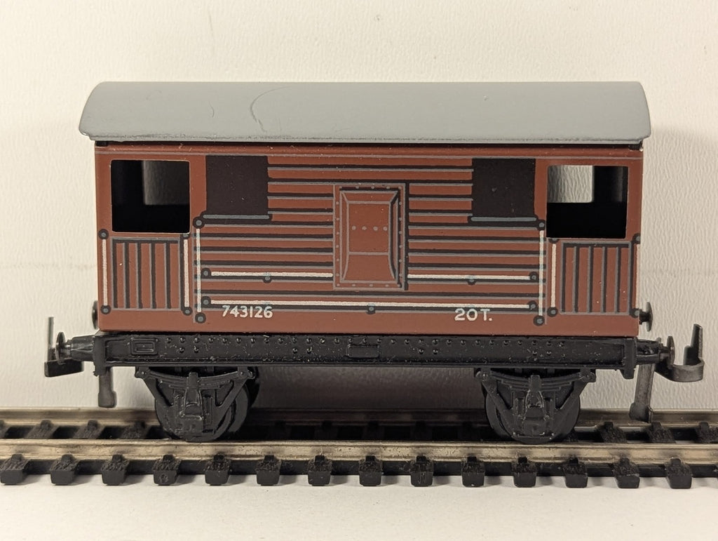 Trix Twin Railway OO Gauge Goods Brake Van Goods Wagon 743126 BR Bauxite 651