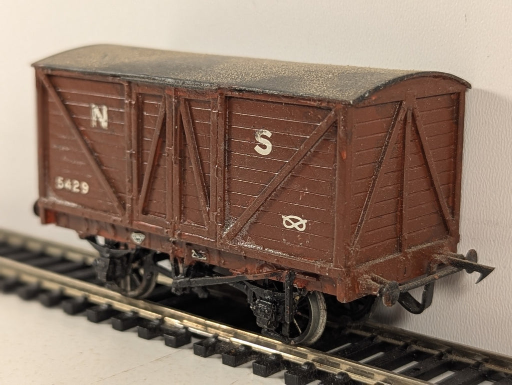 Kitbuilt North Staffordshire Railway NSR Diagram 9 10-Ton Covered Goods Van
