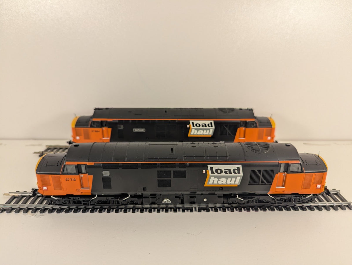 Bachmann 32-390Y OO Loadhaul Class 37 Twin Pack