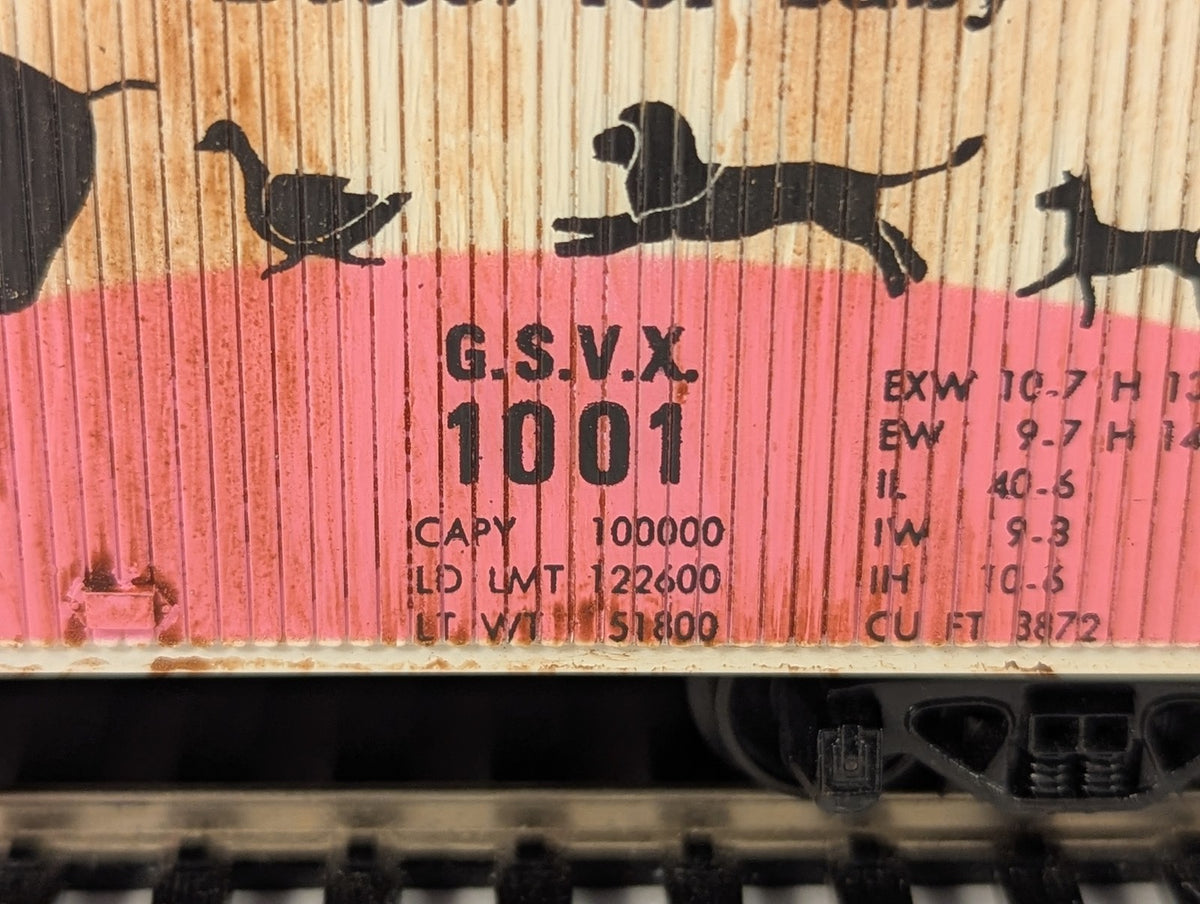 Tyco HO Scale Gerber's Woodside Reefer Goods Wagon GSVX 1001