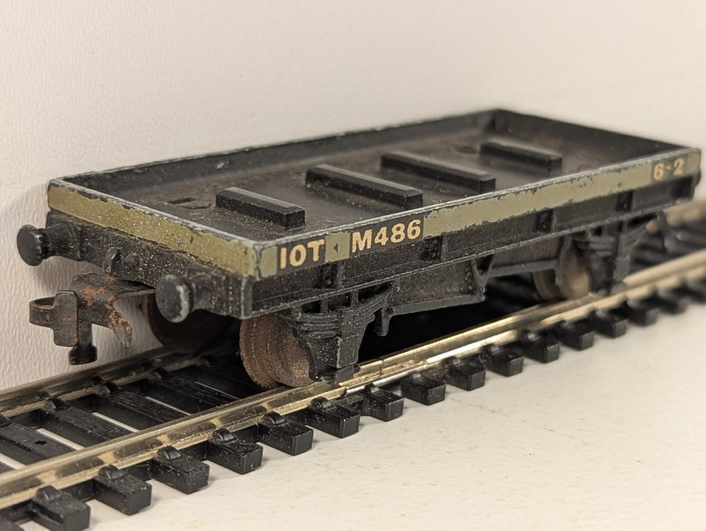 Hornby Dublo OO Gauge D1 Low Sided Wagon Wagons M486 BR Grey
