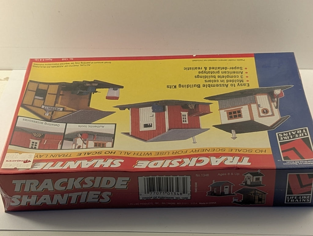 Life-Like Trains HO Scale Trackside Shanties Building Kit 1348