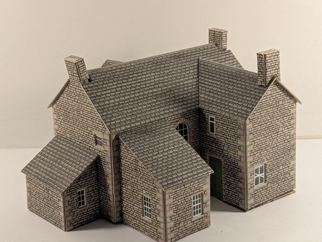 Metcalfe PO250 OO/HO Gauge Manor Farm House Card Kit