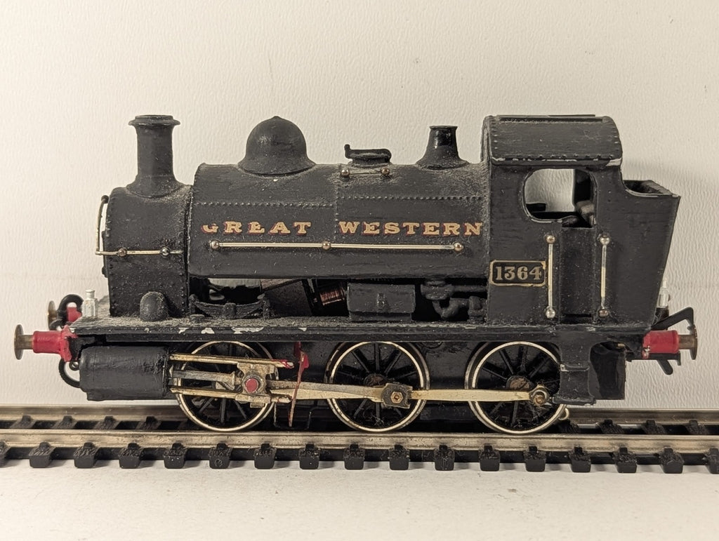Kitbuilt OO Gauge GWR Class 1361 0-6-0ST Steam Locomotive 1364 GWR Black