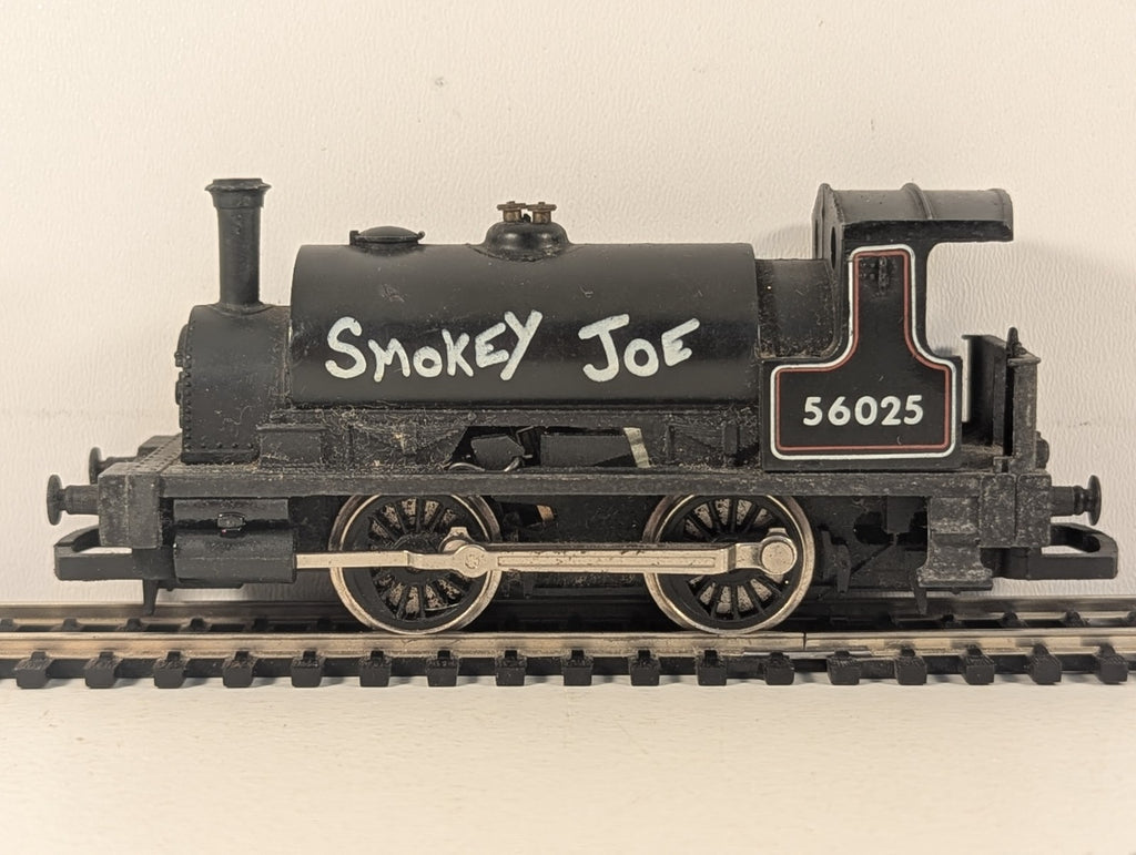 Hornby OO Gauge Class 0F Pug 'Smokey Joe' Locomotive 56025 BR Black
