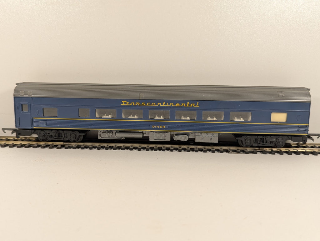 Tri-ang OO Gauge Transcontinental Diner Passenger Coach Transcontinental Blue