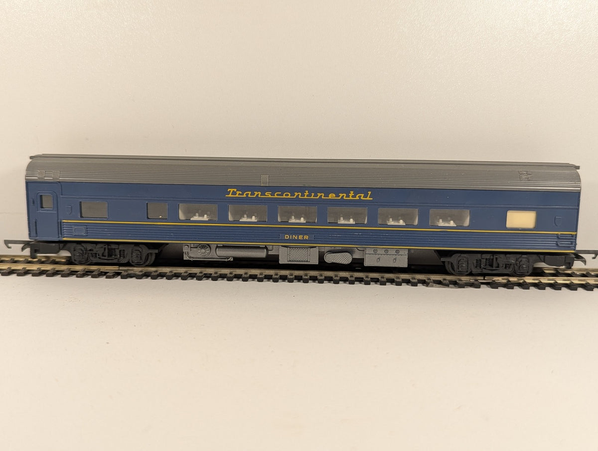 Tri-ang OO Gauge Transcontinental Diner Passenger Coach Transcontinental Blue