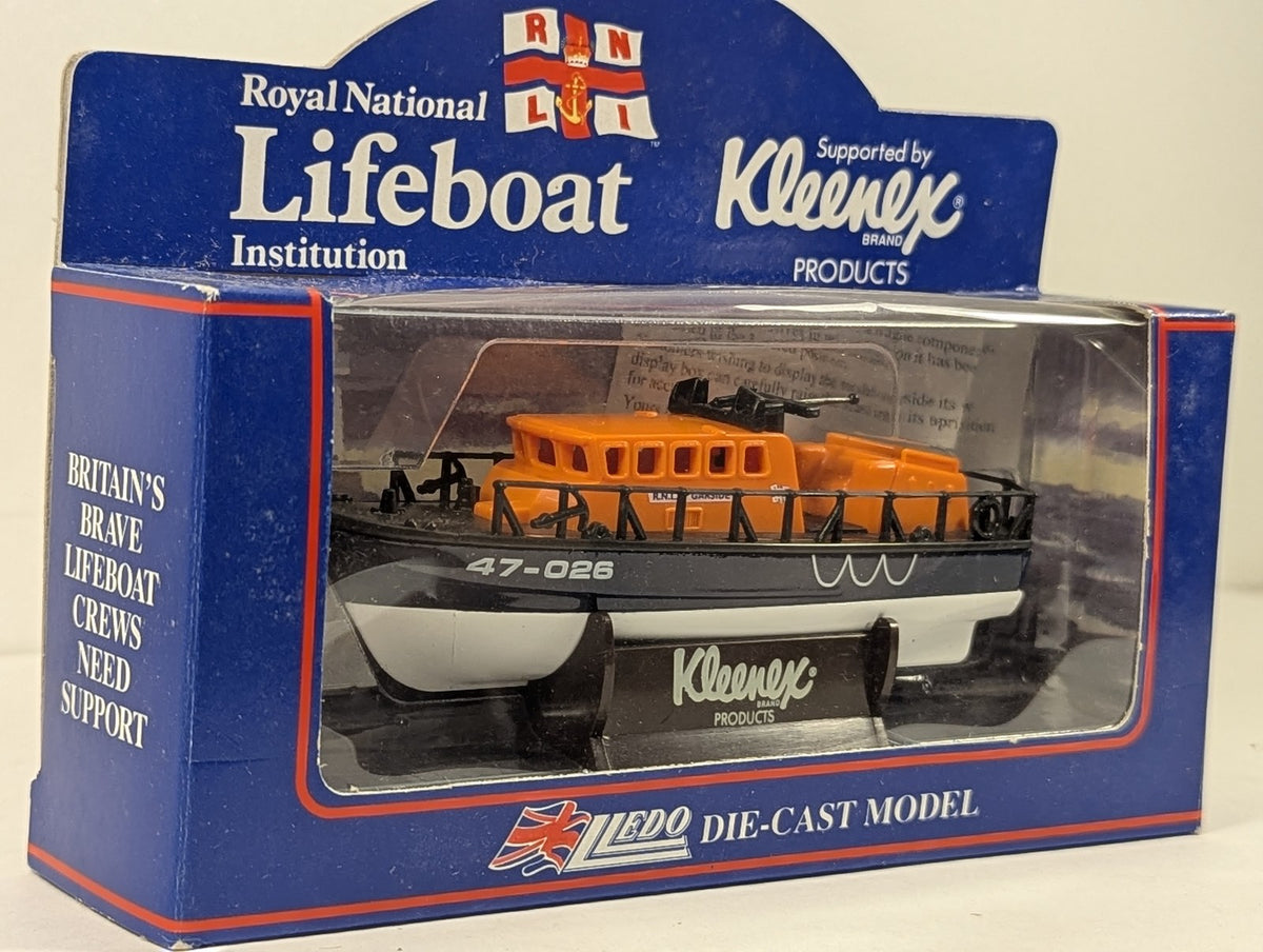 Lledo RNLI Tyne Class Lifeboat R.N.L.B. Garside (Kleenex Promotional)