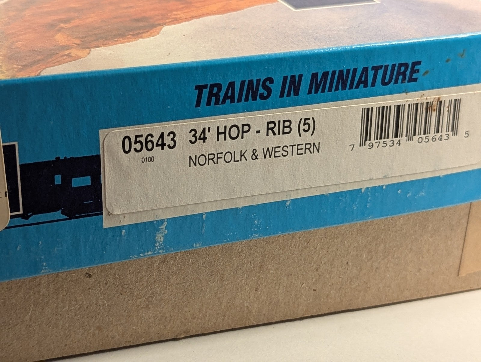 Athearn HO Gauge 34ft Ribbed Hopper Wagons Norfolk & Western