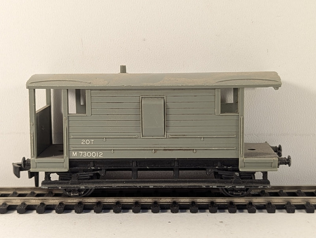 Hornby Dublo OO Gauge BR 20-Ton Goods Brake Van Goods Wagon M730012 BR Grey 4310