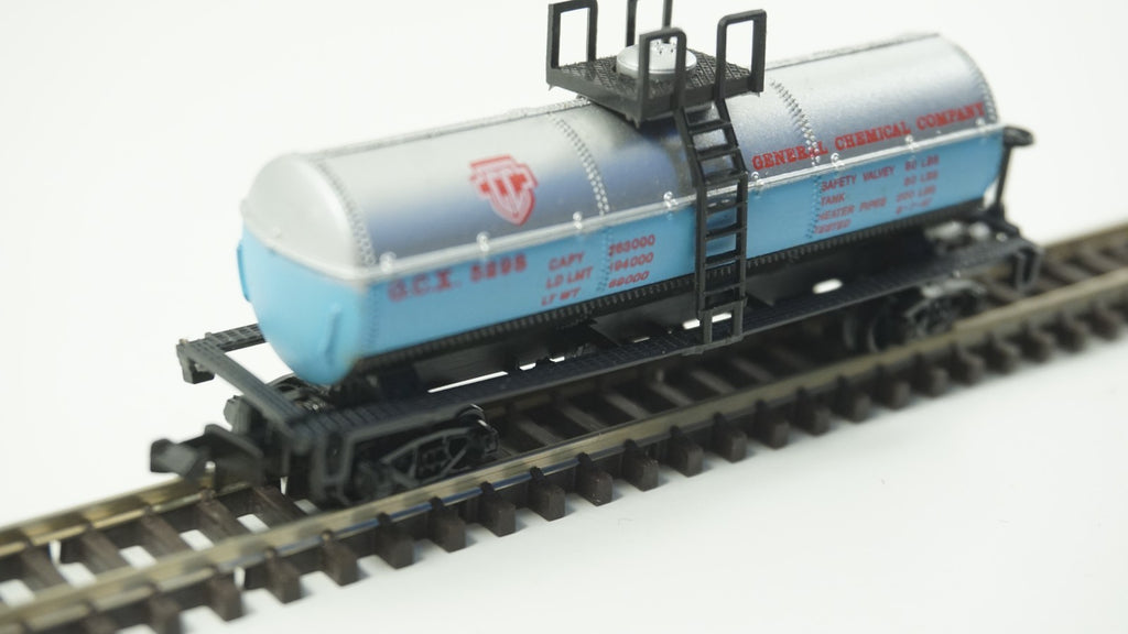 Model Power 3414 N Scale General Chemical Co. Tank Car – GCX 5298