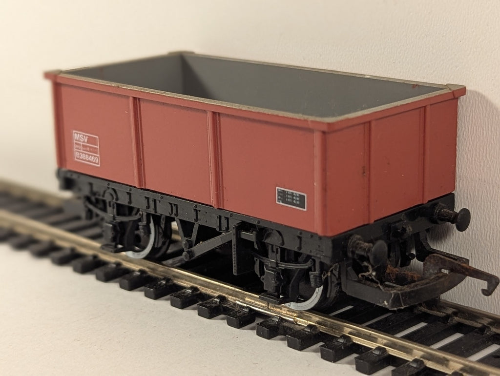 Hornby OO Gauge BR 24.5t MSV Mineral Wagon Goods Wagon B388469 BR Bauxite R232