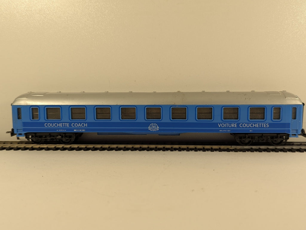 Mehano HO Gauge JZ Couchette Coach Passenger Coach ABtumYb 7.534 JZ Blue