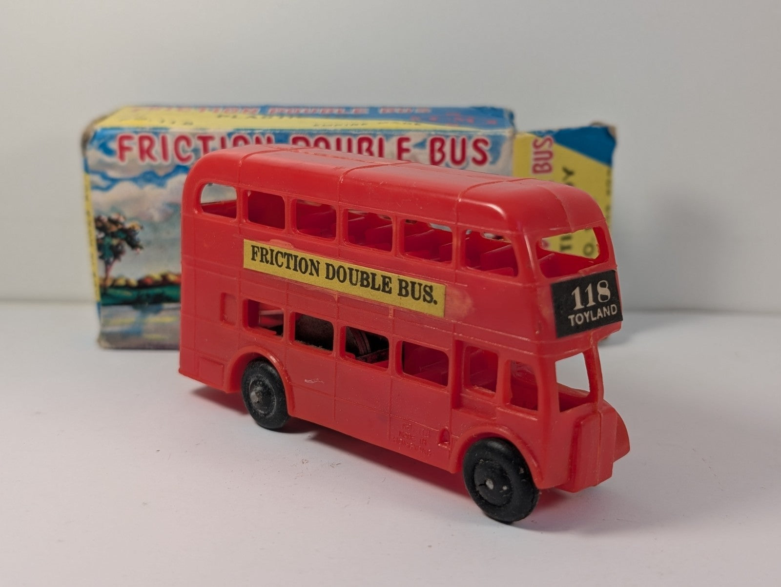 Friction Double Bus Made in Hong Kong