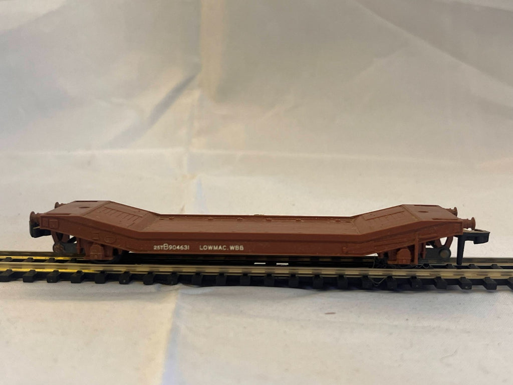 Hornby Dublo 4652 OO Gauge Brown Machine Wagon Lowmac Boxed
