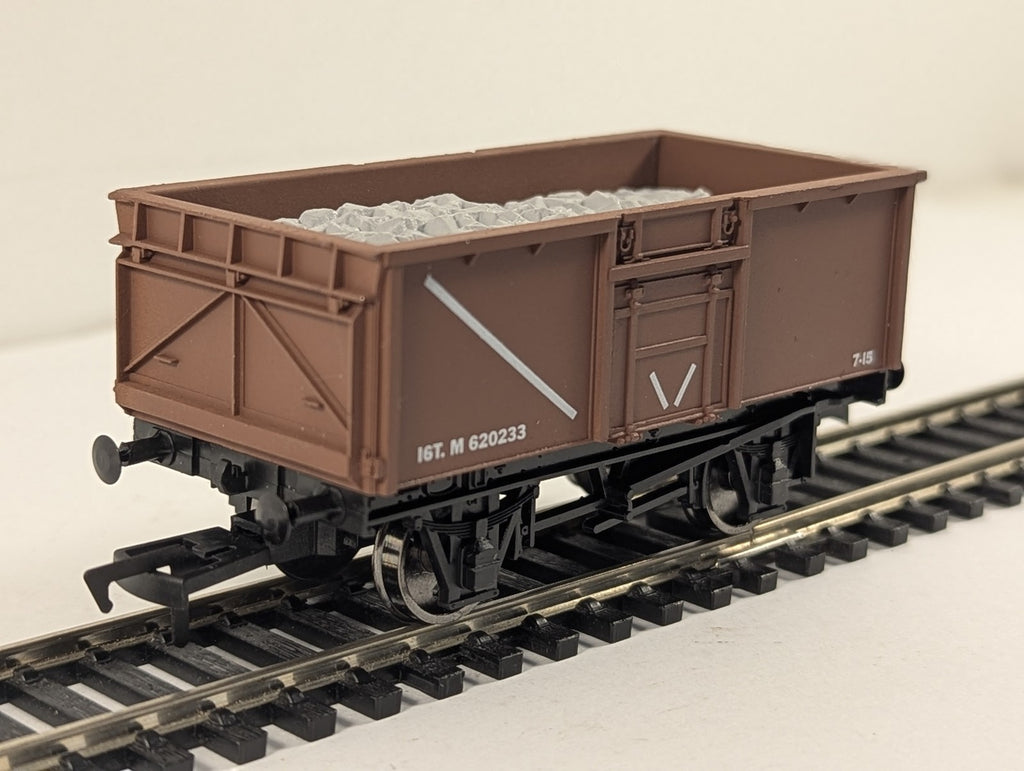 Dapol OO Gauge 16T Steel Mineral Wagon Goods Wagon M620233 BR Bauxite 4F-030-104