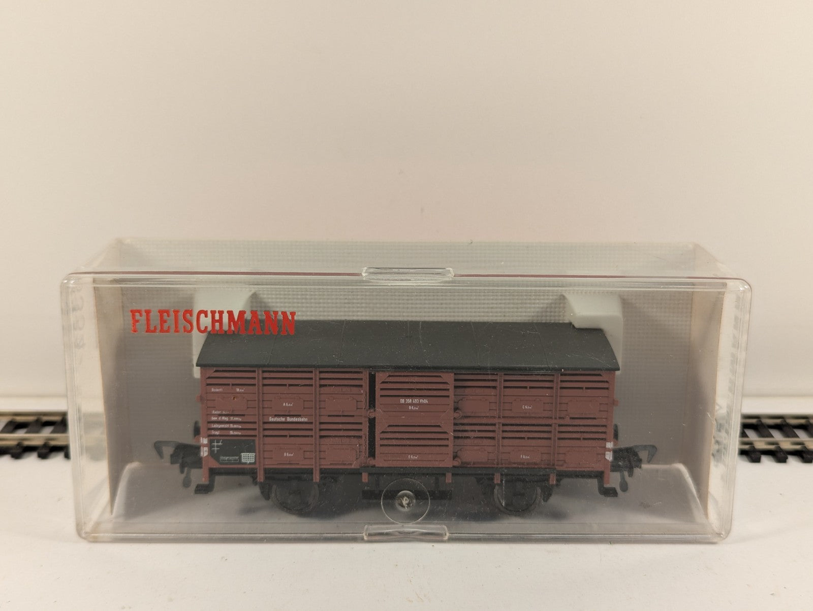 Fleischmann 5354 HO Gauge Red DRG Kleinviehwagen Boxed