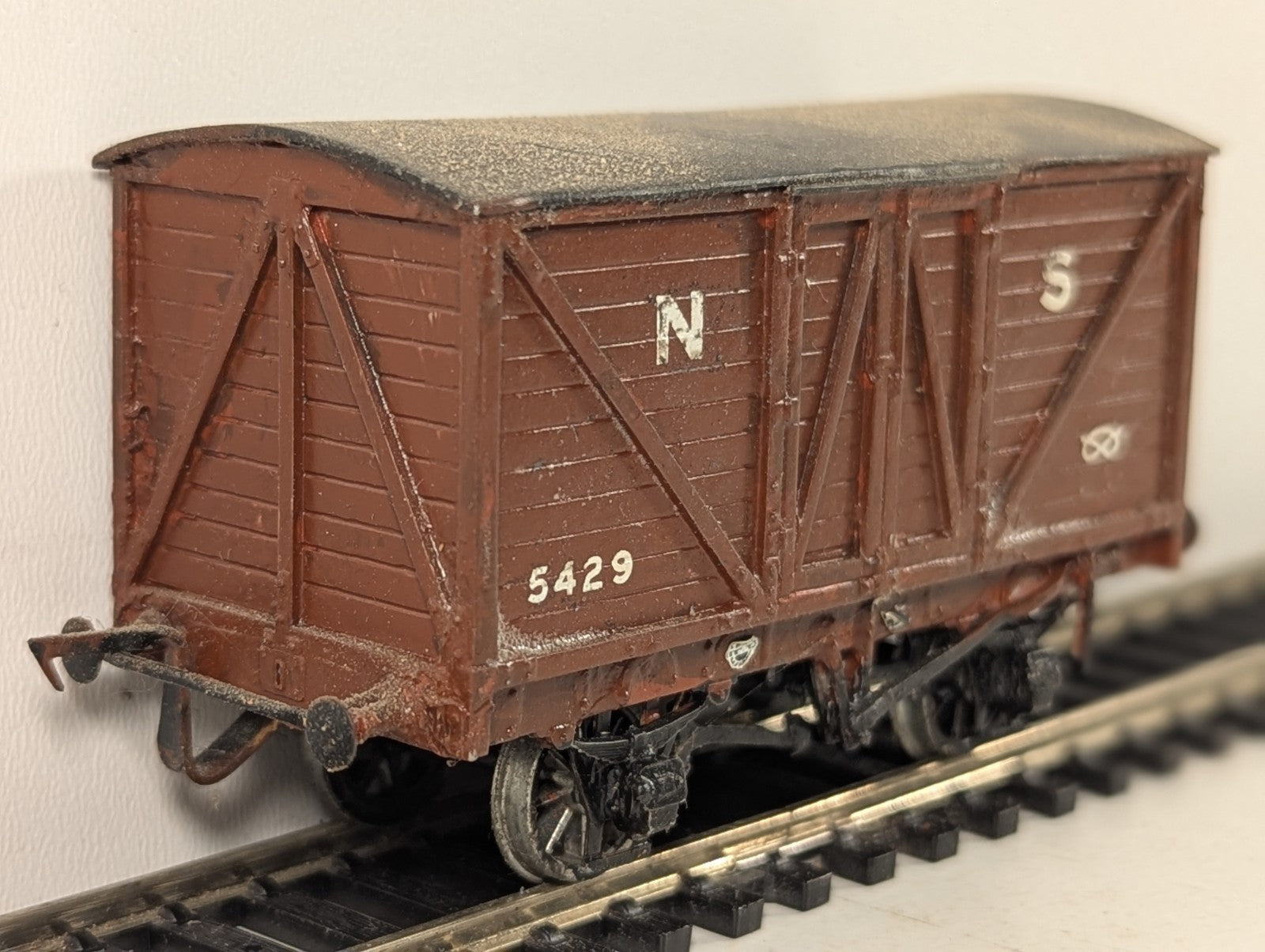 Kitbuilt North Staffordshire Railway NSR Diagram 9 10-Ton Covered Goods Van