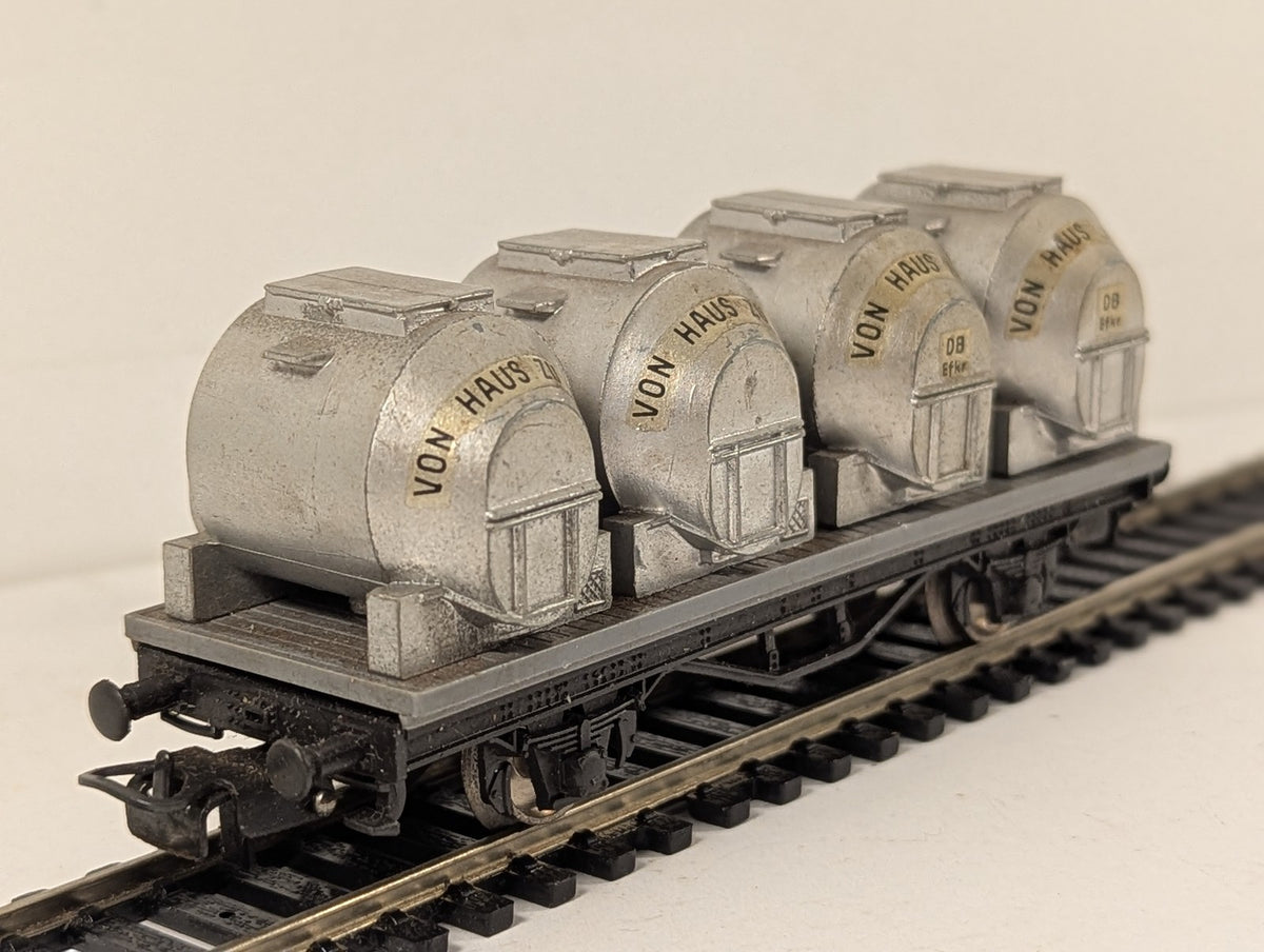 Liliput HO Gauge DB 'Von Haus zu Haus' Container Flat Wagon Container Wagon