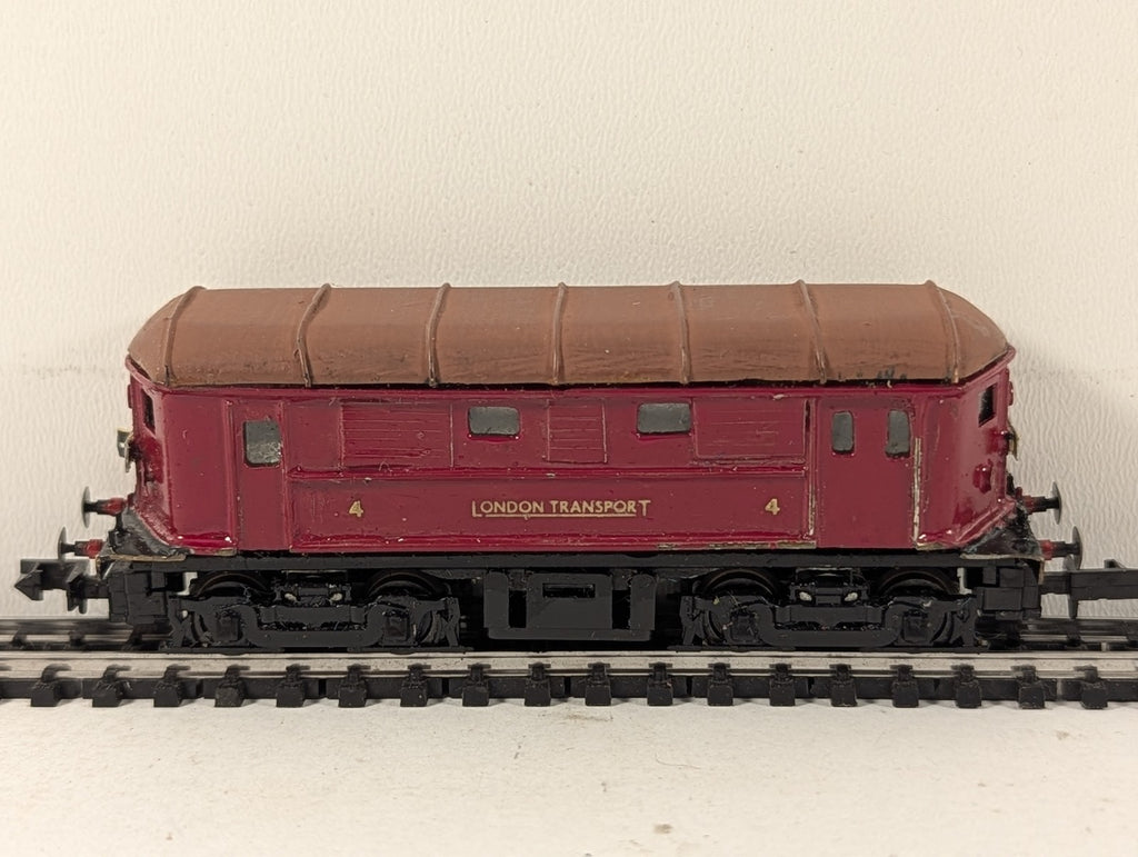 Minitrix N Gauge London Transport Battery Locomotive No. 4 Electric Locomotive