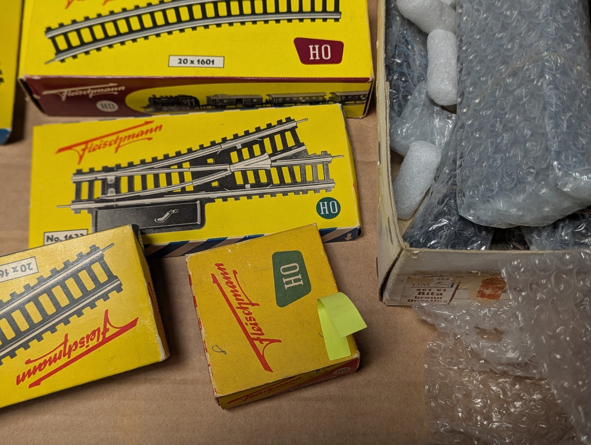 Fleischmann HO Gauge Job Lot of Model Railway Track
