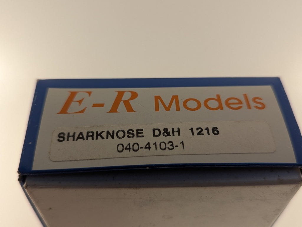 E-R Models HO Scale Sharknose Diesel Locomotive 1216 Delaware & Hudson