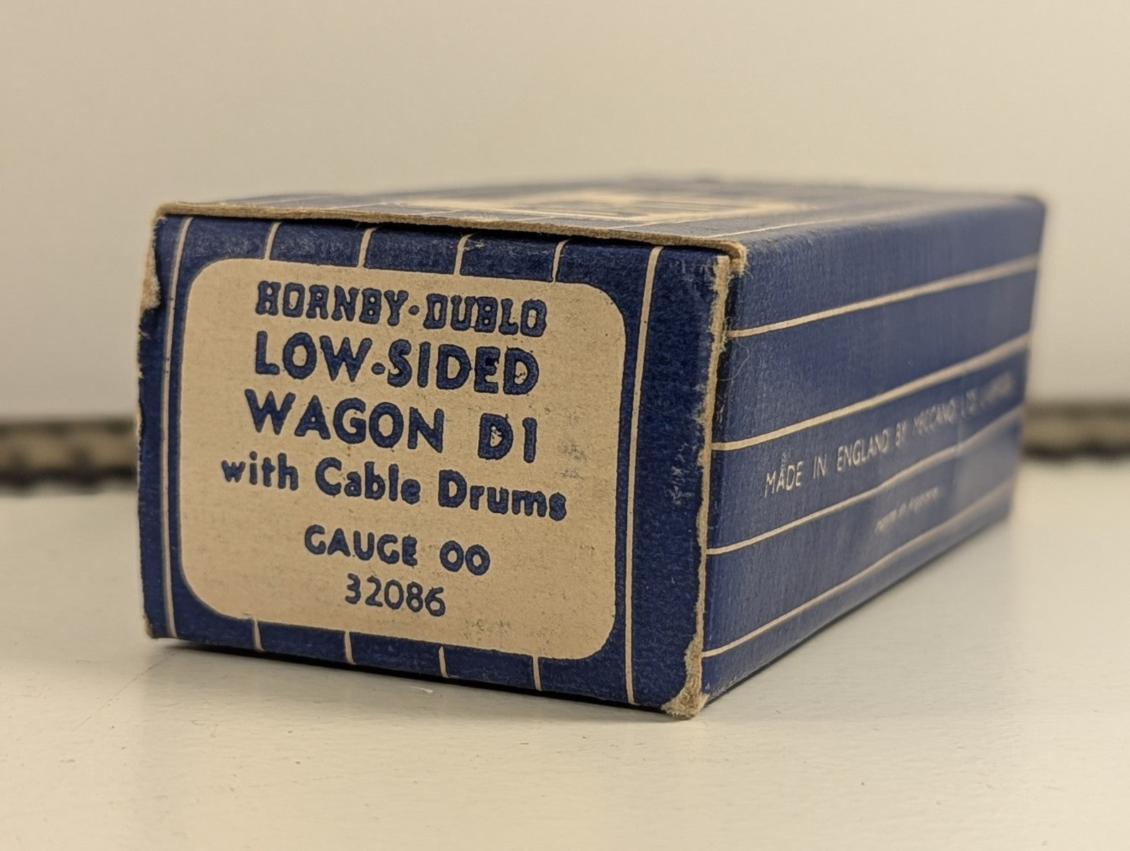 Hornby Dublo 32086 OO Gauge Grey D1 Low-Sided Wagon with Cable Drums - Boxed