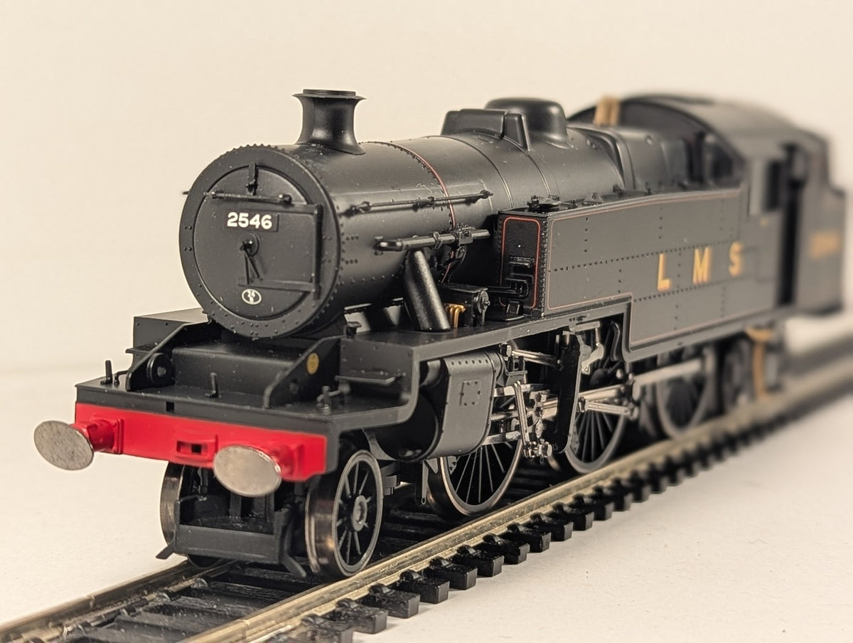 Hornby OO Gauge LMS Stanier 4MT 2-6-4T Class 4P Steam Locomotive 2546 LMS Black