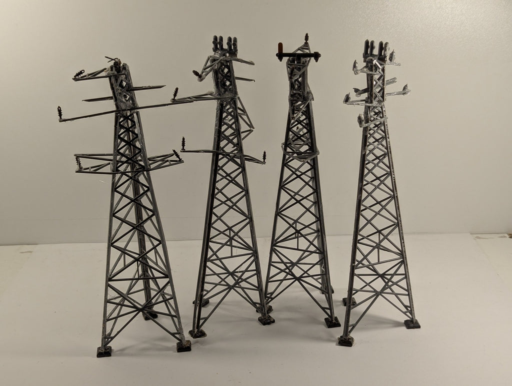 Dapol OO Gauge Electricity Pylons Scenic Accessories Grey