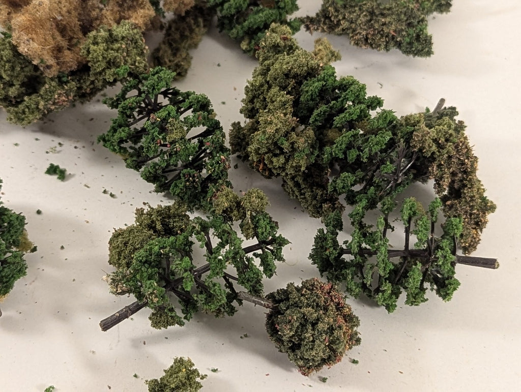 OO/HO Gauge Assorted Model Railway Trees Scenery & Trees